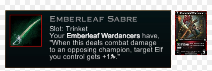 Emberleaf Sabre - Ninjutsu Clipart