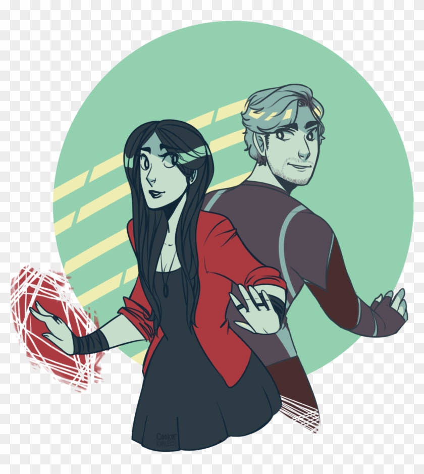 Maximoff Twins - Maximoff Twins Fan Art Sad Clipart #4709954