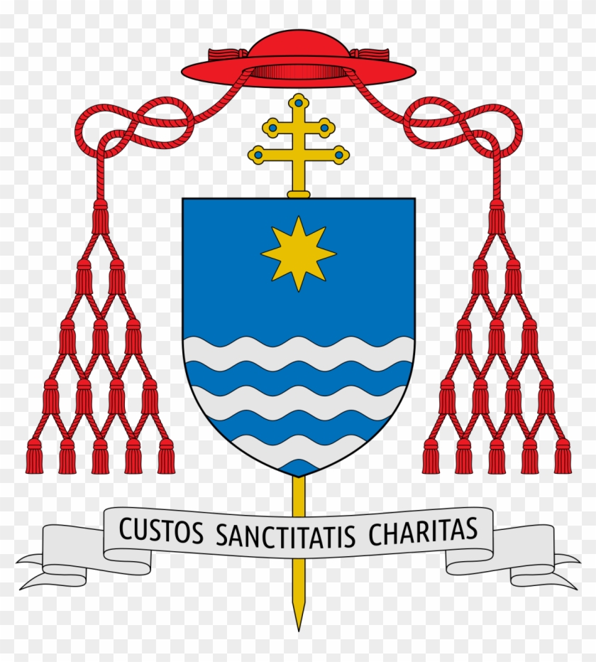 Coat Of Arms Of Giovanni Angelo Becciu - Coat Of Arms Of Cardinals Clipart #4709998