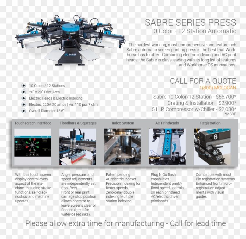 Product Description - Textile Press Clipart