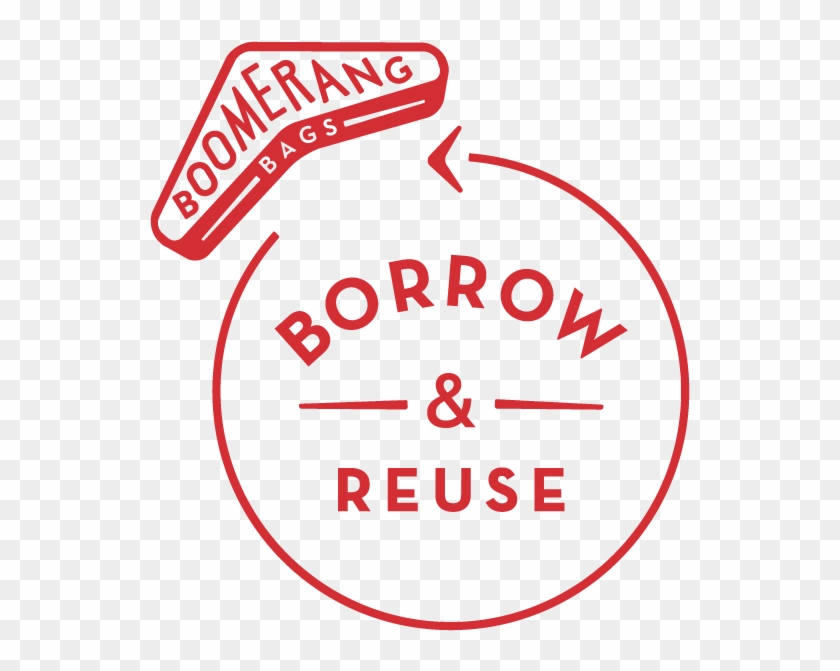 Borrow And Reuse Logo - Circle Clipart
