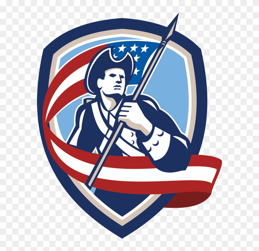 Patriot Vector Minuteman - Patriot Symbol American Revolution Clipart #4711442