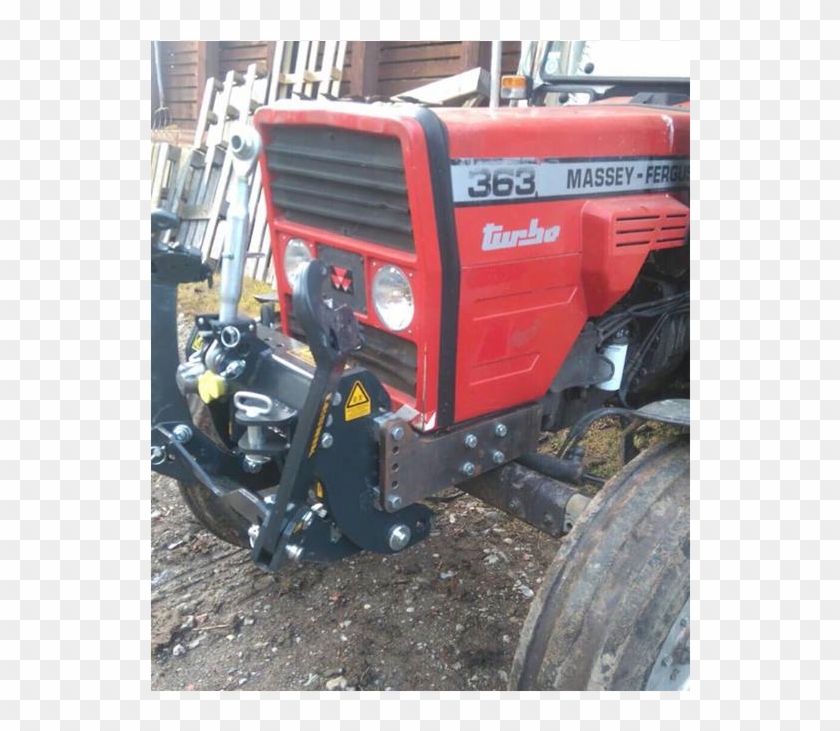 Universele Relevage Systeme Hydraulique Avant Shl S - Ral 3002 Massey Ferguson Clipart