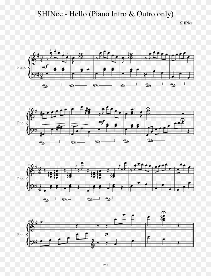 Hello Sheet Music Download Free In Pdf Or Midi - Beautiful Lie Batman V Superman Piano Sheet Music Clipart #4712340