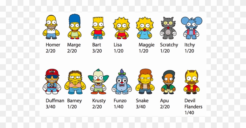 1 Of - Tous Les Personnages Des Simpsons Clipart #4713932