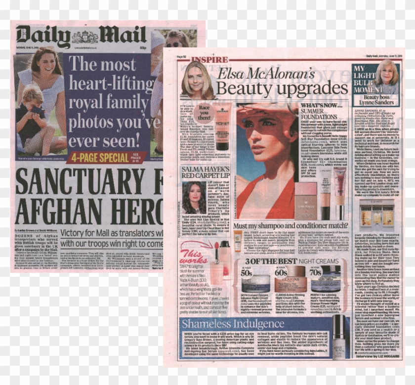 June Daily Mail Essence - Daily Mail Front Page Clipart