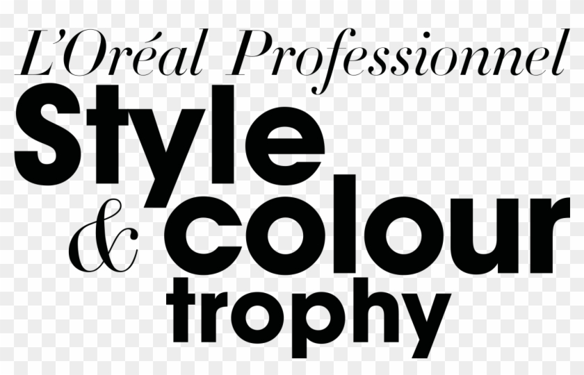 Loreal Professionnel Style And Colour Trophy Logo - Poster Clipart