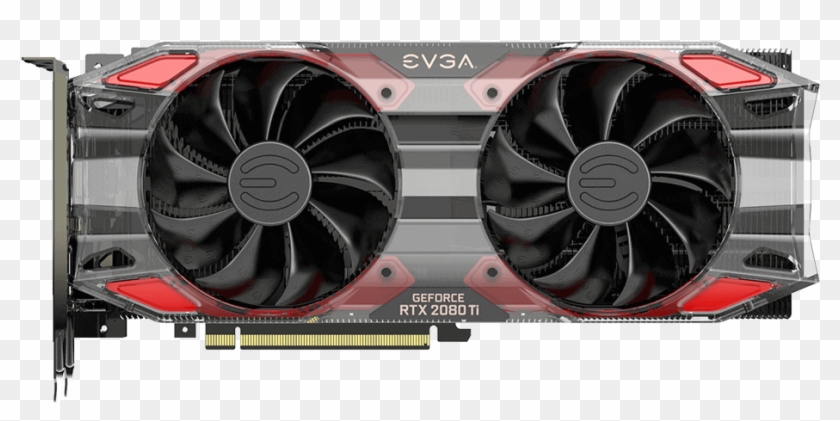 2 W Trimcolor Red 2080 2b Ti - Evga Geforce Rtx 2080 Xc Gaming 8gb Gddr6 Clipart