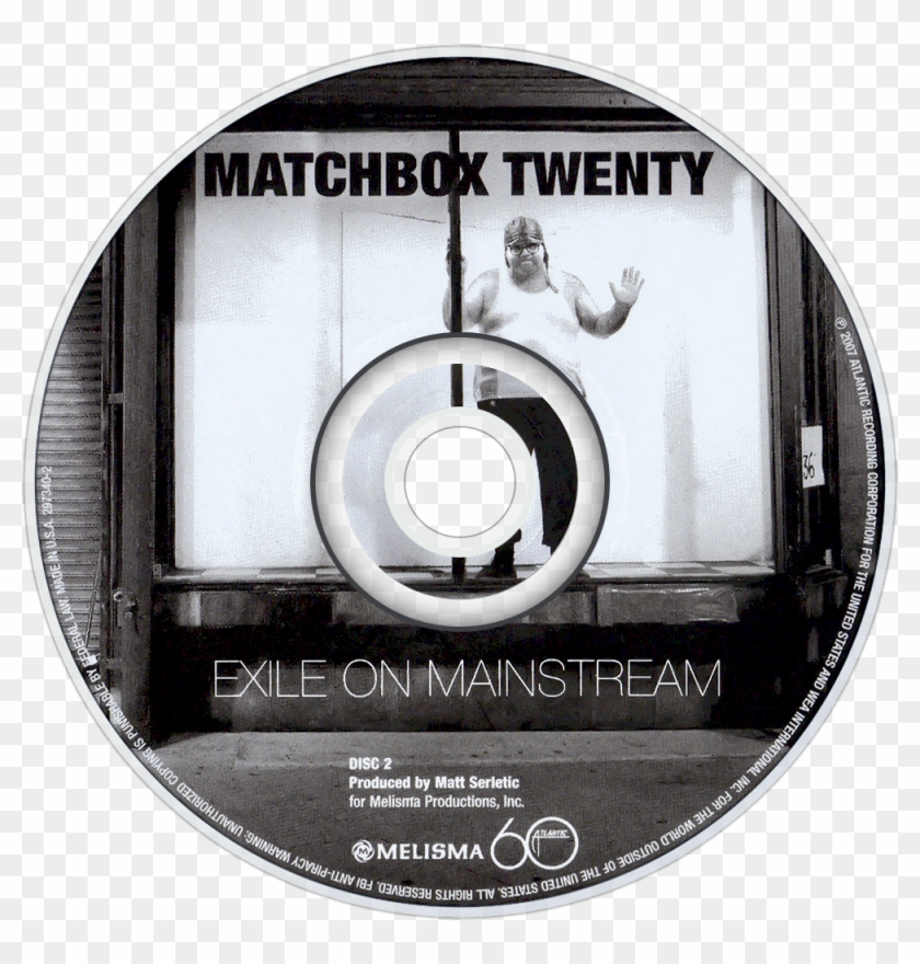 Matchbox Twenty Exile On Mainstream Cd Disc Image - Matchbox Twenty Exile On Mainstream Clipart #4715998