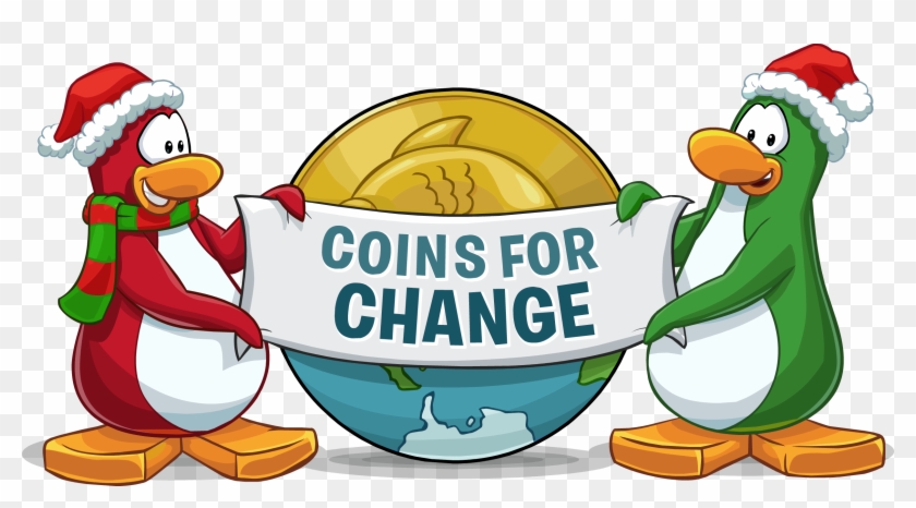 Club Penguin Funds Projects - Club Penguin Coins Clipart