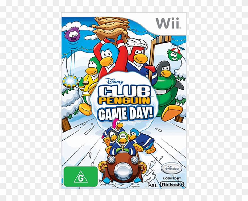 Club Penguin Game Day Wii Clipart #4716095