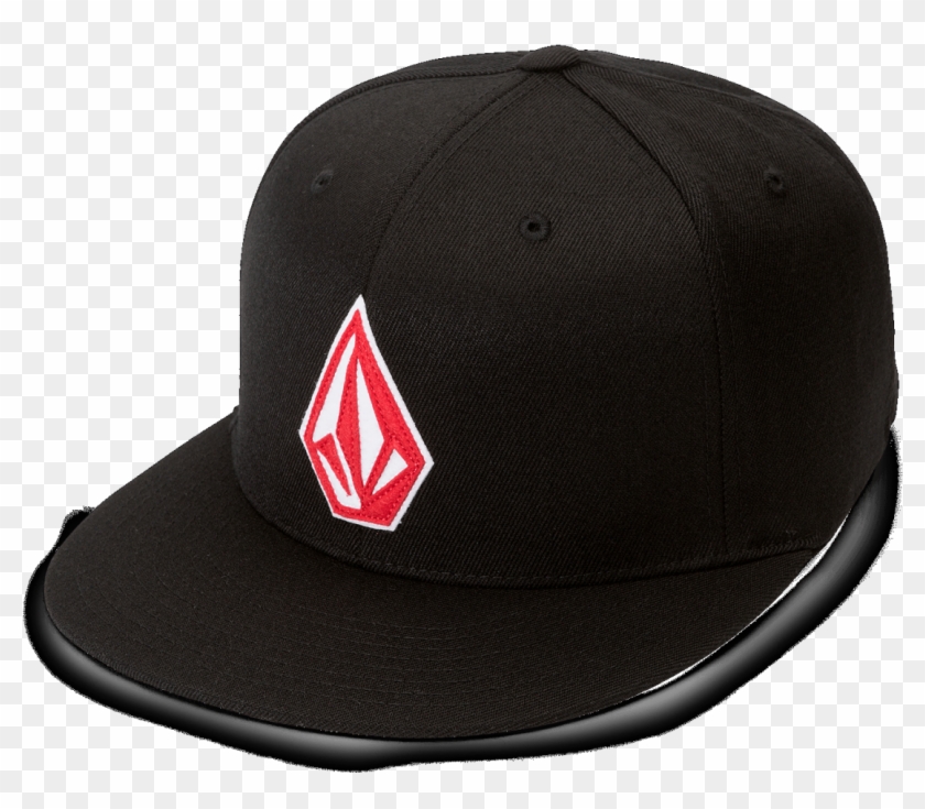 Volcom Stone Stack J-fit Hat Spark Red - Baseball Cap Clipart