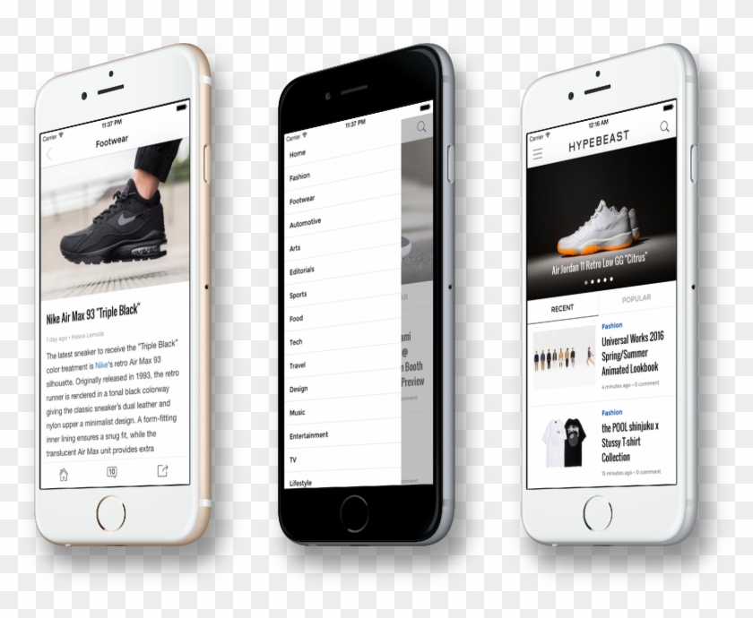 Isometric View Of Iphones Showcasing Different Pages - Iphone Clipart