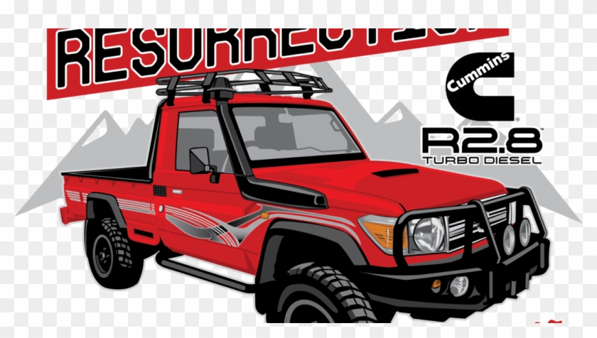 Sema - Toyota Land Cruiser Pickup R2 8 Clipart