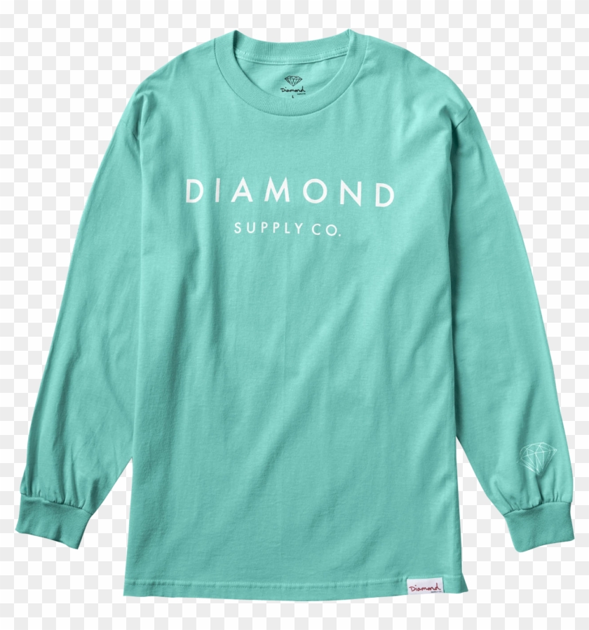 Diamond Supply Co - Long-sleeved T-shirt Clipart #4720115