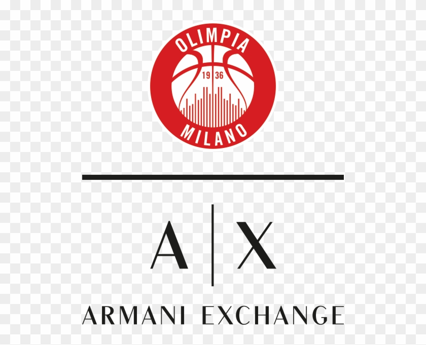 Ax Armani Exchange Olimpia Milan Logo Clipart #4720146
