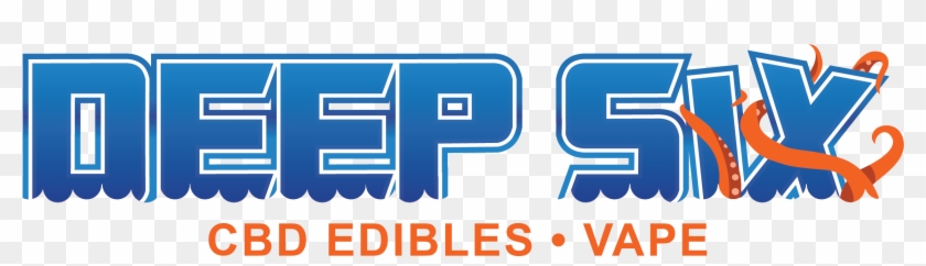 Deep Six Cbd Edibles & Vape - Orange Clipart #4720147