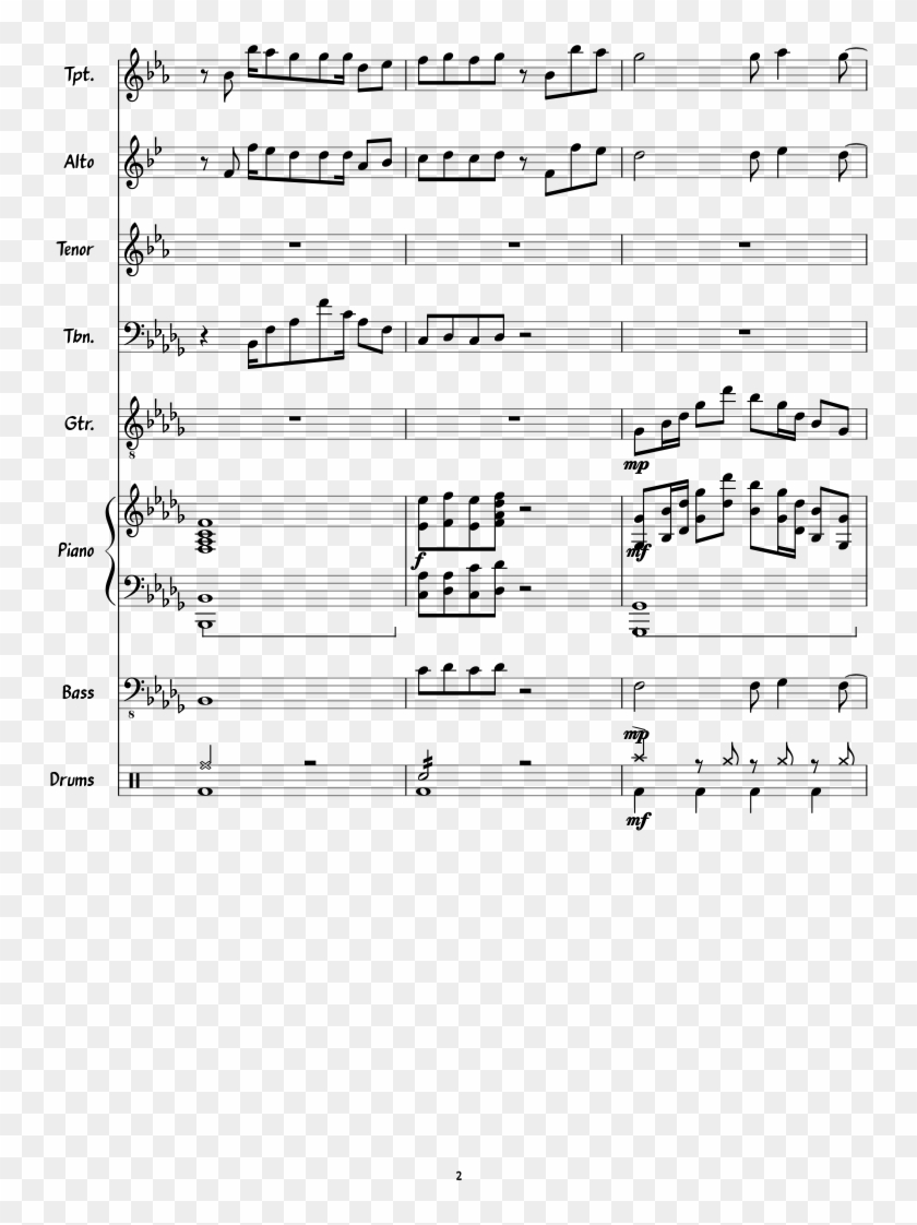 Code Geass Op 1 Sheet Music Composed By Original Artist - Colors Code Geass Trombone Clipart