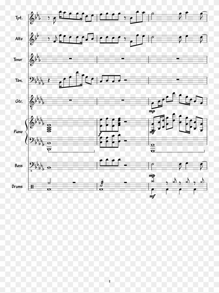 Code Geass Op 1 Sheet Music Composed By Original Artist - Colors Code Geass Trombone Clipart #4720462