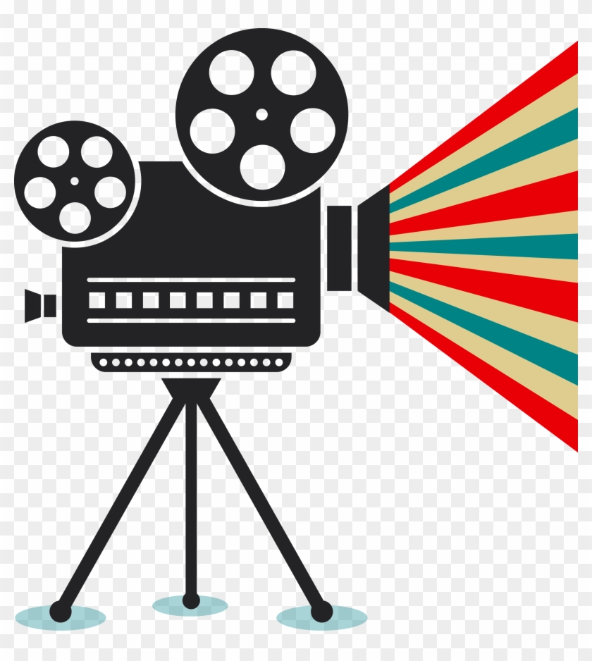 Graphic Freeuse Download Film Projector Clipart - Old Video Camera Png Transparent Png