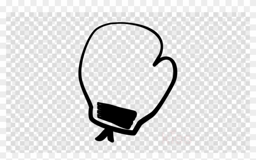 Boxing Glove Transparent Clipart Boxing Glove Clip - Water Polo Ball Silhouette - Png Download #4720562