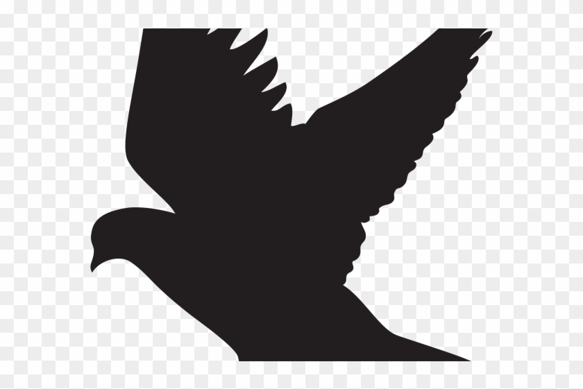 Raven Clipart Flying - Flying Dove Clipart - Png Download
