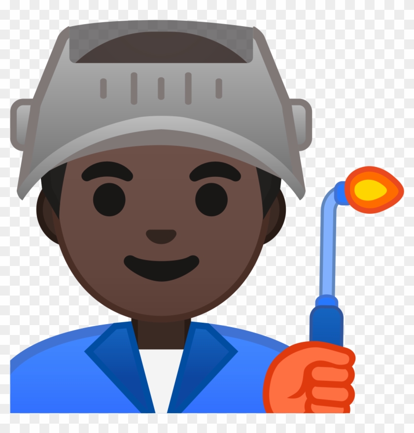 Oreo Clipart Factory - Factory Worker Emoji - Png Download