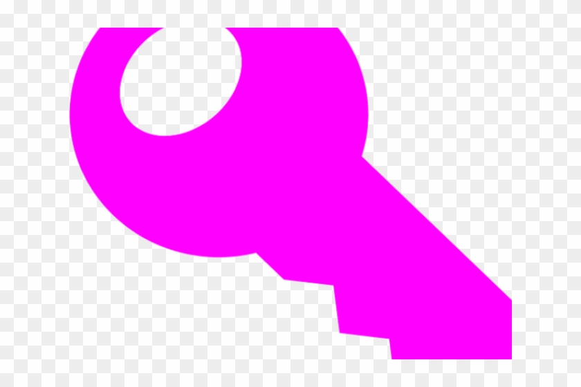 Pink Key Cliparts - Circle - Png Download #4721959