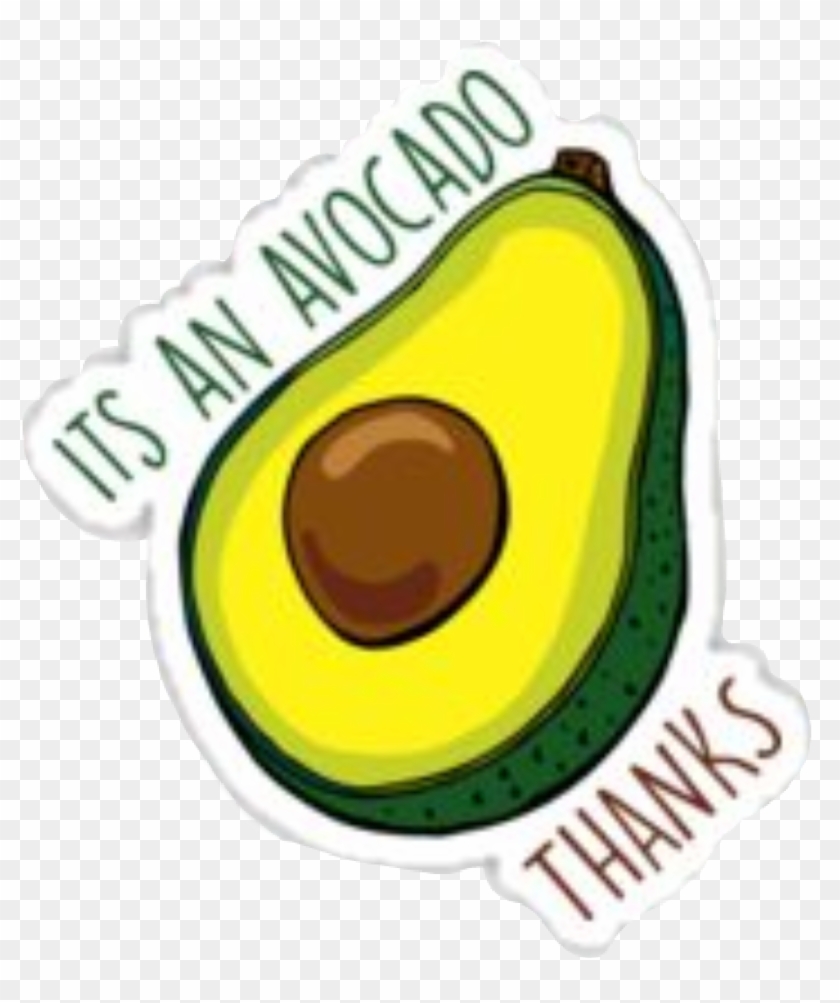 Download Avocado Sticker Clipart Png Download PikPng