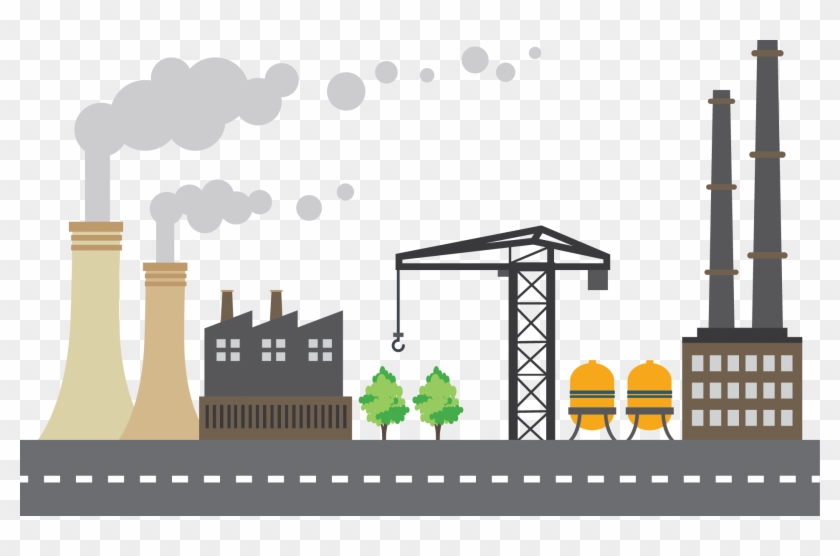 Expanding Clipart Manufacturing Business - Transparent Factory Clipart City - Png Download