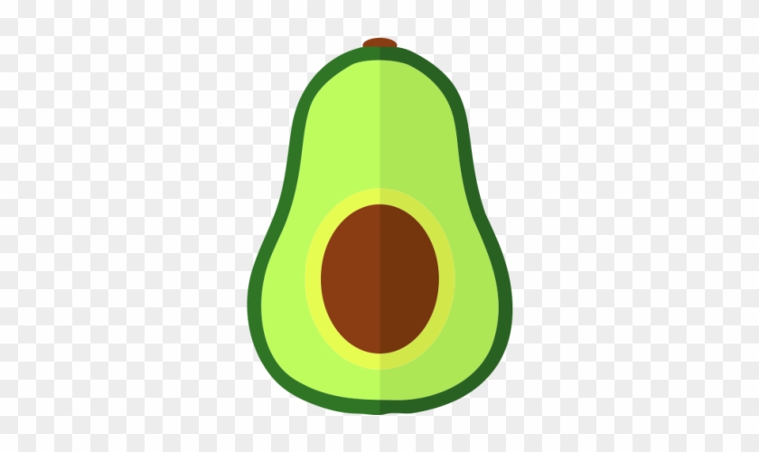 Avocado Clipart Papaya Fruit - Circle - Png Download #4722223