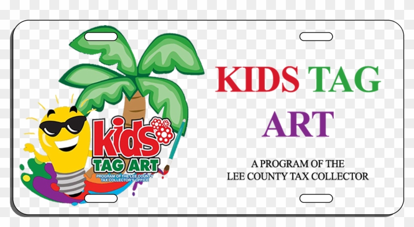 Lee County Kids Tag Art - Graphic Design Clipart