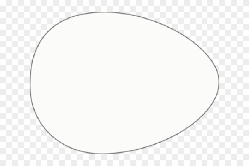 Egg Clipart Outline - White Circle Png Transparent