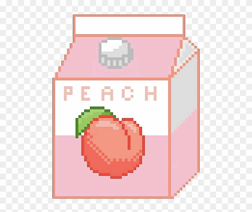 #freetoedit#juice #cute #peach #peachy #tumblr #aesthetic - Peach Aesthetic Tumblr Png Clipart #4723161