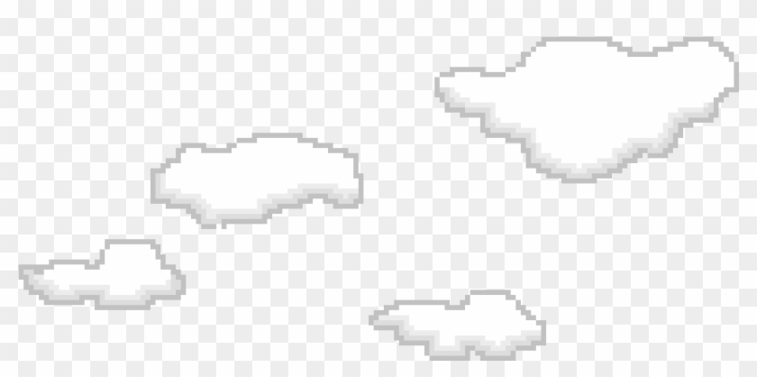 Clouds - Transparent Pixel Art Clouds Clipart #4723400
