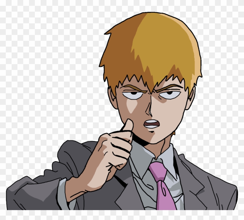 Anyways, You Know Who Needs Your Votes - Reigen Arataka Transparent Clipart