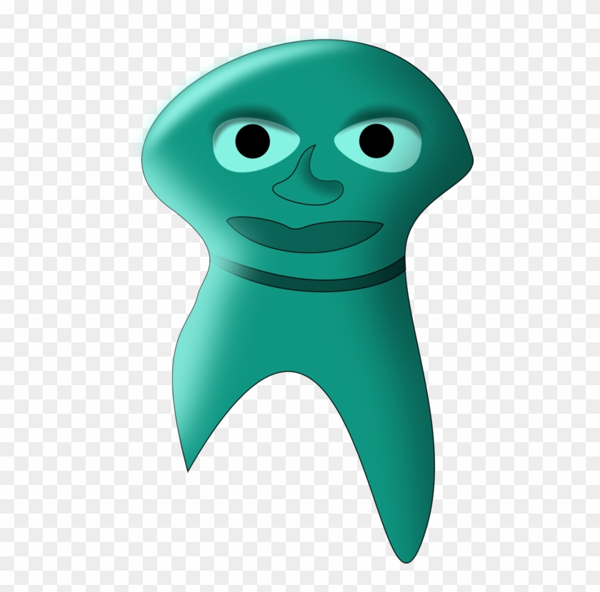 Green Animal Fiction Character Animated Cartoon - Game Controller Clipart #4724630