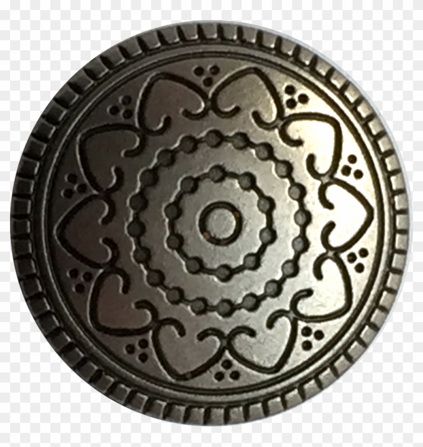 Ten Hearts Metal Button 1/2" Sale $1 - Circle Clipart