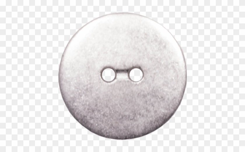 2 Hole Round Matte Metal Button Available In Matte - Circle Clipart #4724892