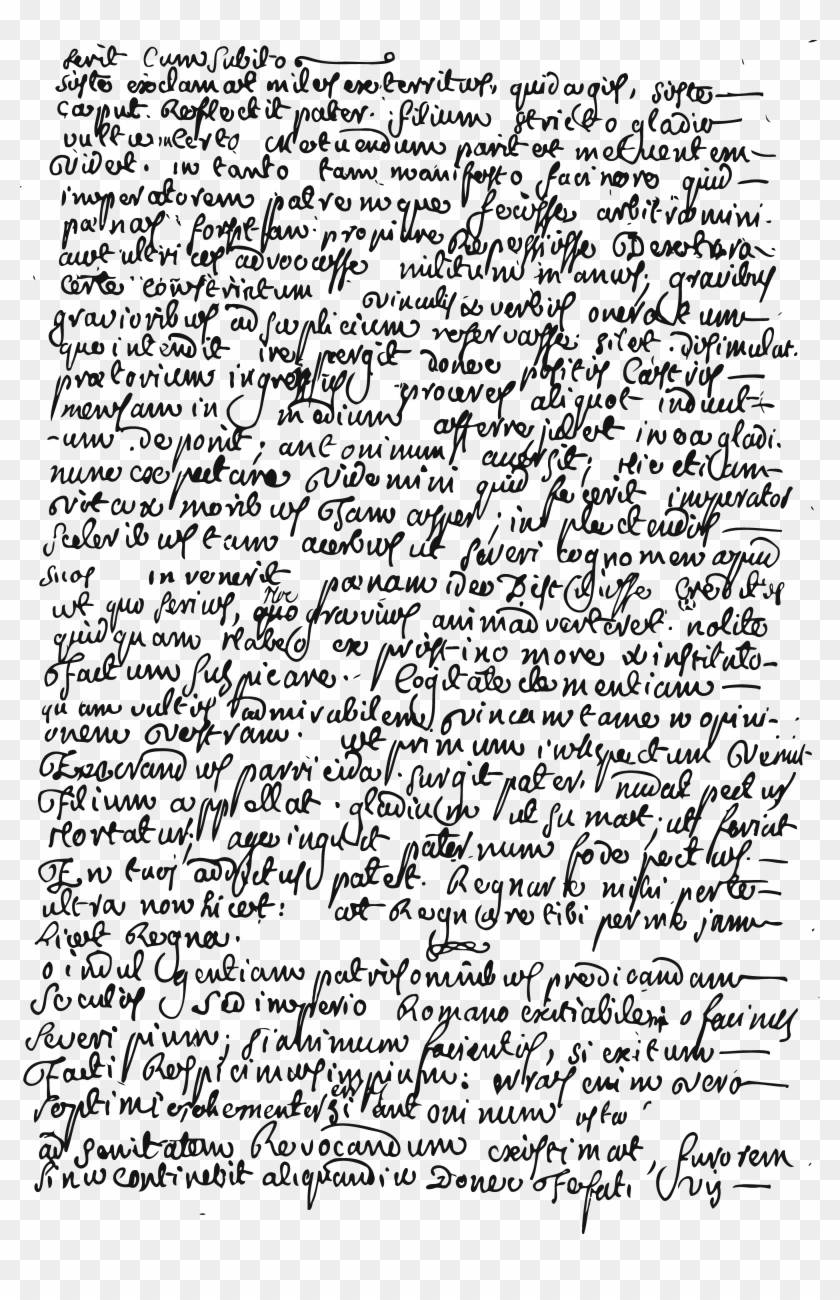 Script Ephemera Clipart