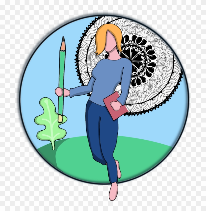 Mindfulness Drawing - Cartoon Clipart #4725510