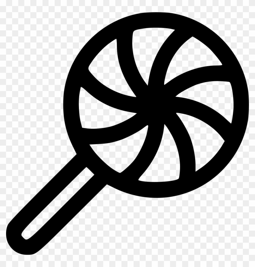 Png File Svg - Outline Of A Lollipop Clipart #4726426