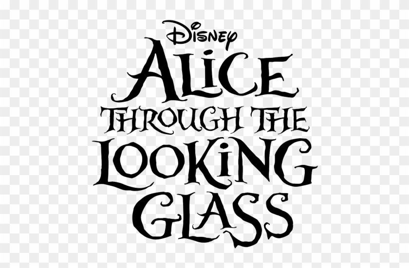 Alice Through The Looking Glass Logo Png - Alice Through The Looking Glass Typography Clipart