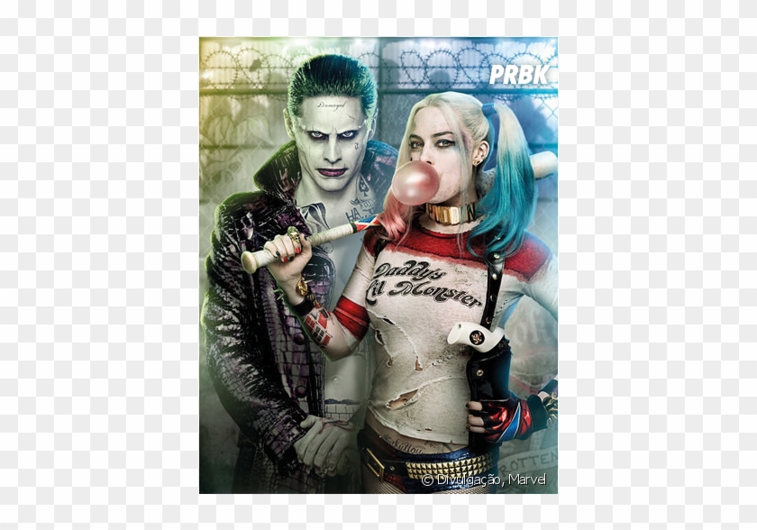 Coringa E Arlequina (margot Robbie) Aparecem Em Novo - Da Arlequina E Os Coringa Kawaii Clipart #4726709