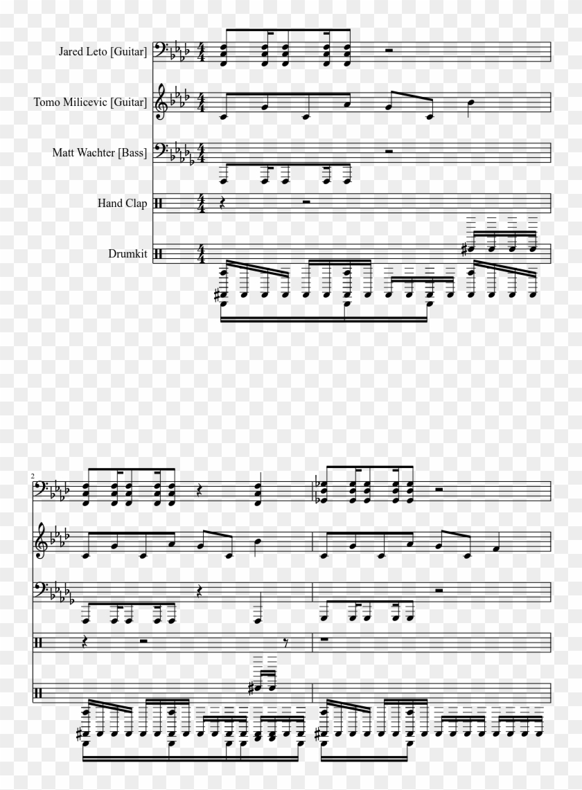 Sheet Music 1 Of 31 Pages - Sheet Music Clipart