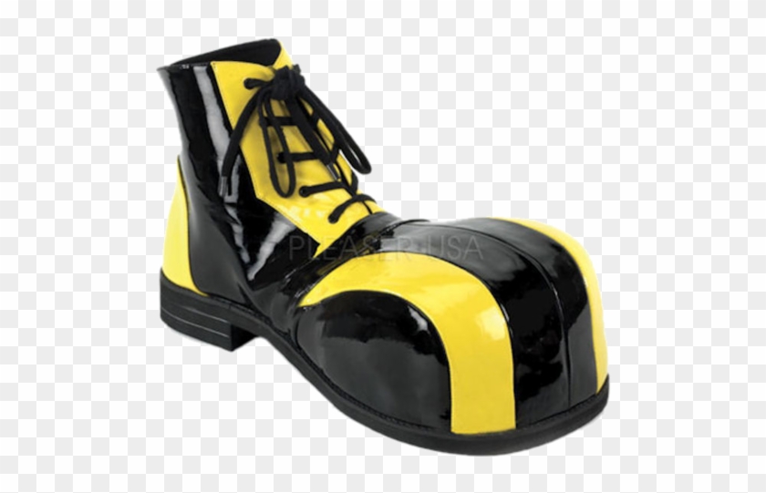 Clown Shoes Yellow And Black - Yellow And Black Clown Shoes Clipart