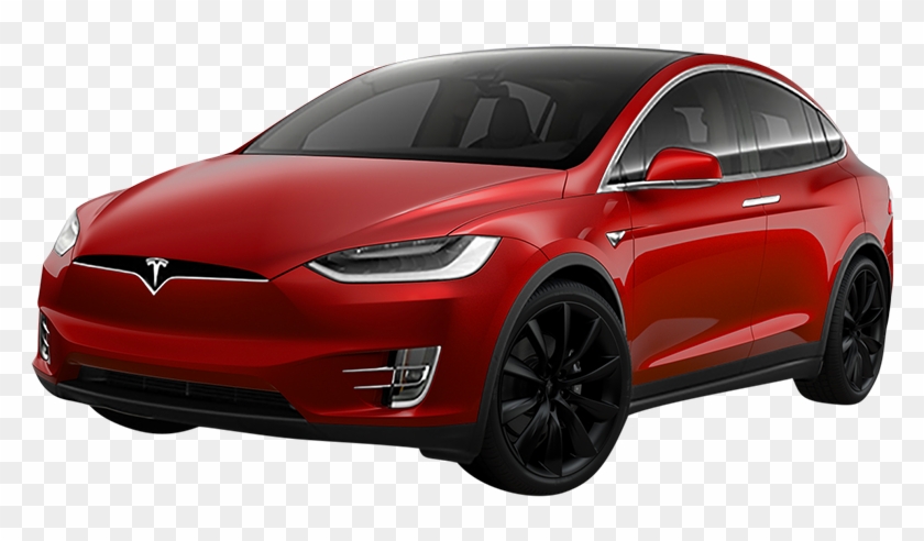 Tesla Model X P100d In Red Von Vorne - Nissan Japan Clipart #4727531