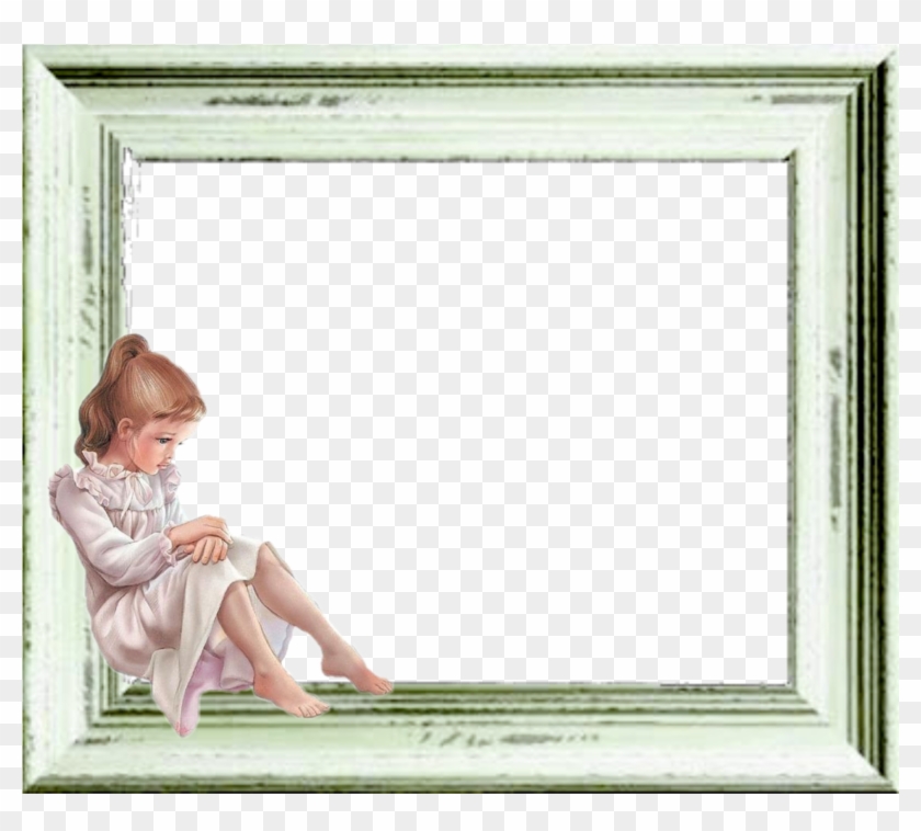 Green Girl, Picsart, Fantasy Art, Frames, Fantastic - Martine A Perdu Son Chien Clipart
