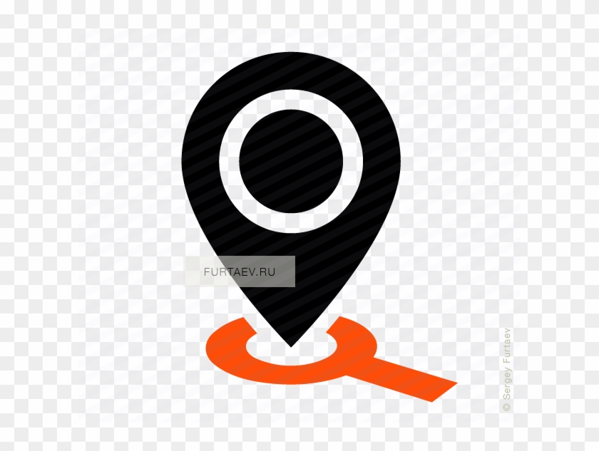 Clip Black And White Download Find Location Icon Of - Emblem - Png Download #4727635