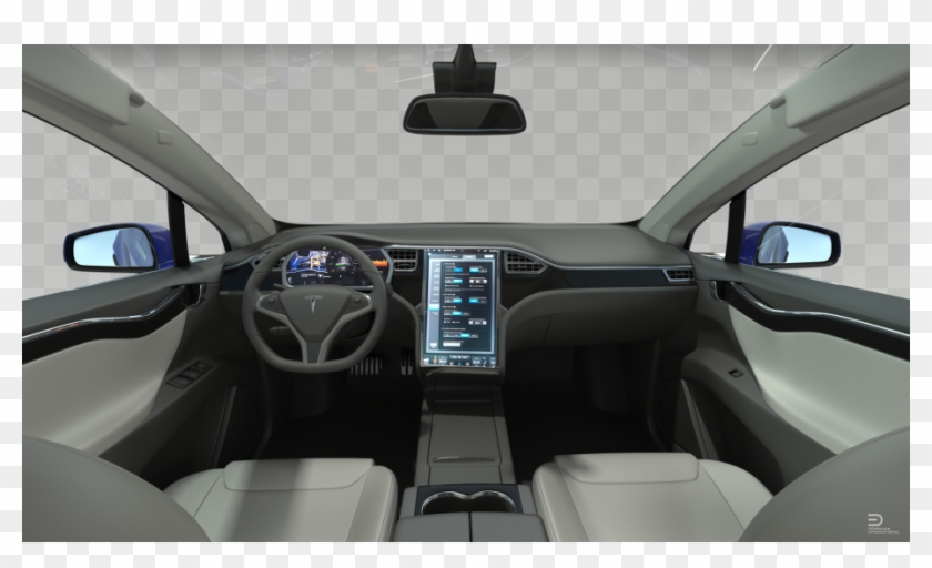 4 Tesla Model X Royalty-free 3d Model - Crossover Suv Clipart